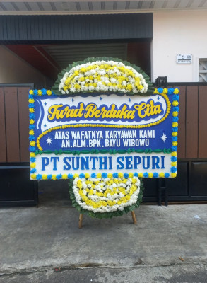 Papan Bunga Duka di Bintan Pesisir