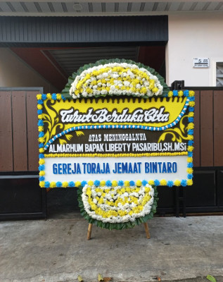 Papan Bunga Duka di Bintan Pesisir